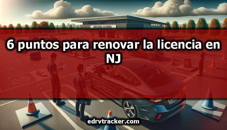 6 puntos para renovar la licencia en NJ