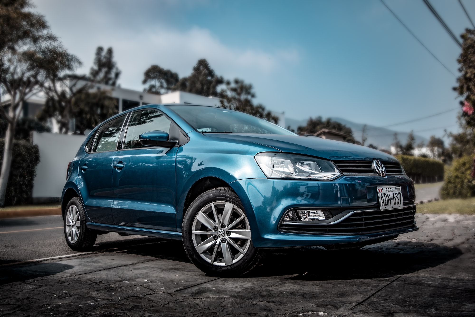 Auto usado en venta por propietario, Volkswagen Polo azul 2015