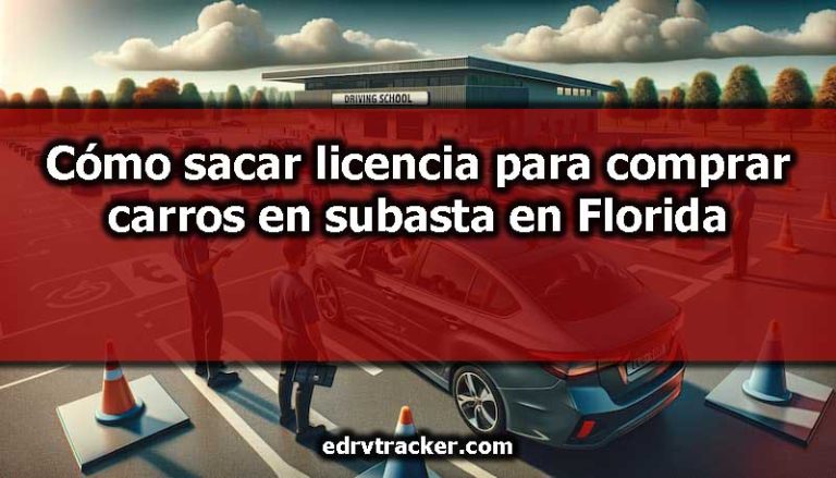Cómo sacar licencia para comprar carros en subasta en Florida