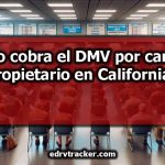 ¿Cuánto cobra el DMV por cambio de propietario en California?